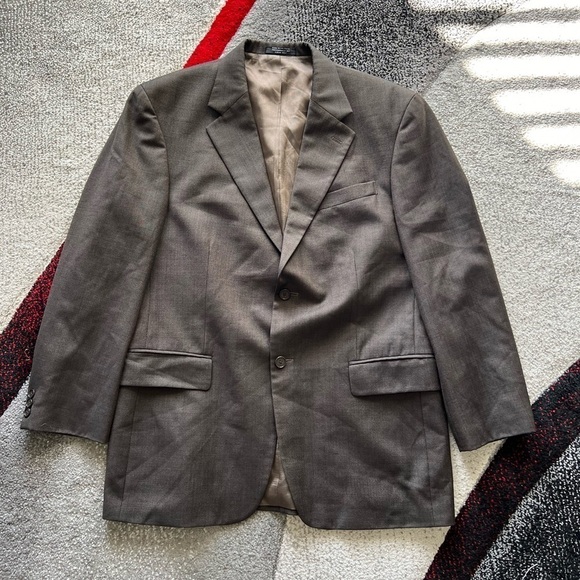 Oscar De La Renta Chocolate Wool Sportcoat